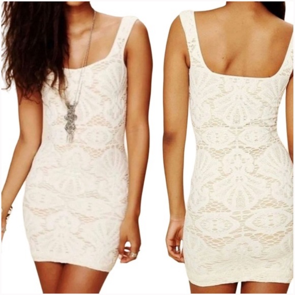 Free People Dresses & Skirts - Free People Intimately medallion crochet bodycon dress size XS/S